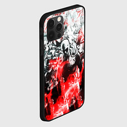 Чехол для iPhone 12 Pro Max One-Punch Man Collage, цвет: 3D-черный — фото 2