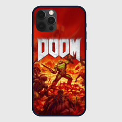 Чехол для iPhone 12 Pro Max DOOM, цвет: 3D-черный