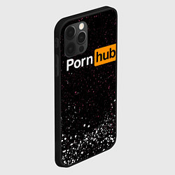 Чехол для iPhone 12 Pro Max PornHub, цвет: 3D-черный — фото 2