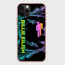 Чехол для iPhone 12 Pro Max BILLIE EILISH, цвет: 3D-светло-розовый