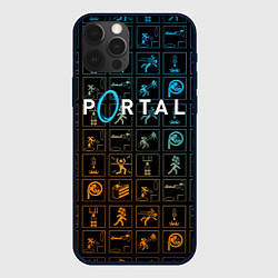 Чехол для iPhone 12 Pro Max PORTAL, цвет: 3D-черный