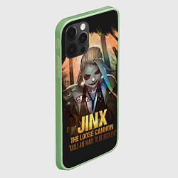 Чехол для iPhone 12 Pro Max Jinx, цвет: 3D-салатовый — фото 2