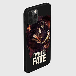 Чехол для iPhone 12 Pro Max Twisted Fate, цвет: 3D-черный — фото 2