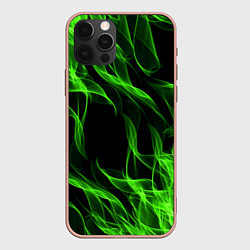 Чехол для iPhone 12 Pro Max TOXIC FLAME, цвет: 3D-светло-розовый