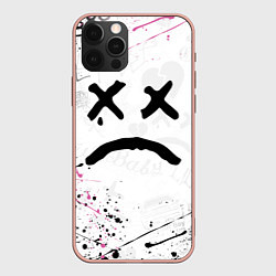 Чехол для iPhone 12 Pro Max LIL PEEP, цвет: 3D-светло-розовый