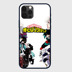 Чехол для iPhone 12 Pro Max My Hero Academia противостояние, цвет: 3D-черный