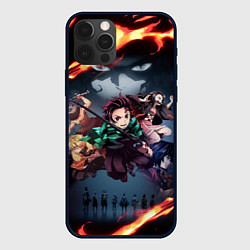 Чехол для iPhone 12 Pro Max KIMETSU NO YAIBA, цвет: 3D-черный