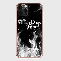 Чехол для iPhone 12 Pro Max Three Days Grace, цвет: 3D-светло-розовый