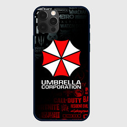 Чехол для iPhone 12 Pro Max RESIDENT EVIL UMBRELLA CORP, цвет: 3D-черный