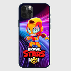 Чехол для iPhone 12 Pro Max MAX BRAWL STARS, цвет: 3D-черный