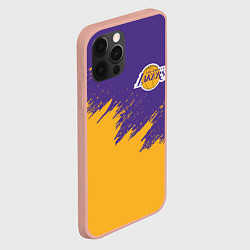 Чехол для iPhone 12 Pro Max LA LAKERS, цвет: 3D-светло-розовый — фото 2