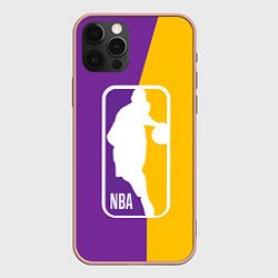 Чехол для iPhone 12 Pro Max NBA Kobe Bryant, цвет: 3D-светло-розовый