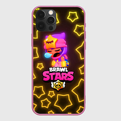 Чехол для iPhone 12 Pro Max Brawl Stars Sandy, цвет: 3D-малиновый