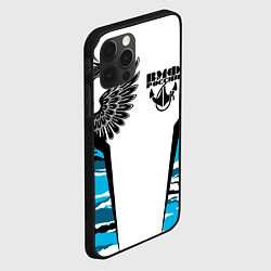 Чехол для iPhone 12 Pro Max ВМФ России камуфляж, цвет: 3D-черный — фото 2