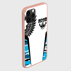 Чехол для iPhone 12 Pro Max ВМФ России камуфляж, цвет: 3D-светло-розовый — фото 2