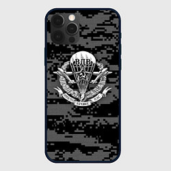 Чехол для iPhone 12 Pro Max ВДВ СССР, цвет: 3D-черный