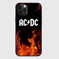 Чехол для iPhone 12 Pro Max AC DC, цвет: 3D-черный