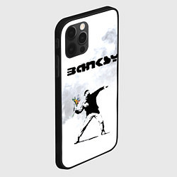 Чехол для iPhone 12 Pro Max Banksy, цвет: 3D-черный — фото 2