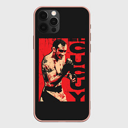 Чехол для iPhone 12 Pro Max Tony Ferguson, цвет: 3D-светло-розовый