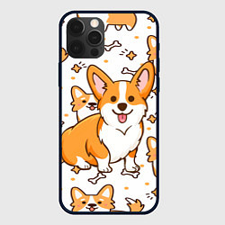 Чехол для iPhone 12 Pro Max Корги, цвет: 3D-черный
