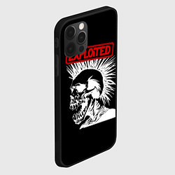 Чехол для iPhone 12 Pro Max The Exploited, цвет: 3D-черный — фото 2