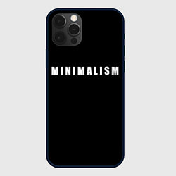 Чехол для iPhone 12 Pro Max Minimalism, цвет: 3D-черный