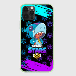 Чехол iPhone 12 Pro Max Brawl stars leon shark