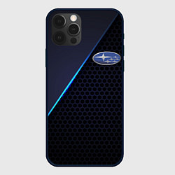 Чехол для iPhone 12 Pro Max SUBARU, цвет: 3D-черный