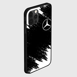 Чехол для iPhone 12 Pro Max MERCEDES, цвет: 3D-черный — фото 2