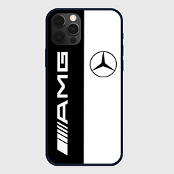 Чехол для iPhone 12 Pro Max MERCEDES AMG, цвет: 3D-черный