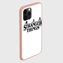 Чехол для iPhone 12 Pro Max STRANGER THINGS, цвет: 3D-светло-розовый — фото 2