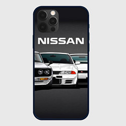 Чехол для iPhone 12 Pro Max NISSAN, цвет: 3D-черный