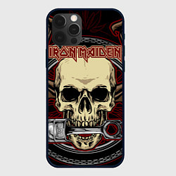 Чехол для iPhone 12 Pro Max Iron Maiden, цвет: 3D-черный