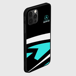 Чехол для iPhone 12 Pro Max Mercedes-AMG, цвет: 3D-черный — фото 2