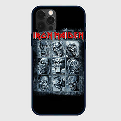 Чехол для iPhone 12 Pro Max Iron Maiden, цвет: 3D-черный