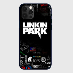 Чехол для iPhone 12 Pro Max LINKIN PARK, цвет: 3D-черный