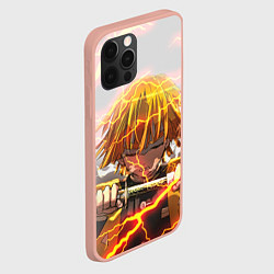 Чехол для iPhone 12 Pro Max KIMETSU NO YAIBA, цвет: 3D-светло-розовый — фото 2