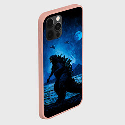 Чехол для iPhone 12 Pro Max GODZILLA, цвет: 3D-светло-розовый — фото 2
