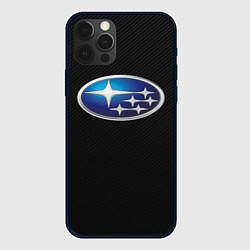 Чехол для iPhone 12 Pro Max SUBARU, цвет: 3D-черный