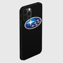 Чехол для iPhone 12 Pro Max SUBARU, цвет: 3D-черный — фото 2