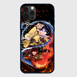 Чехол для iPhone 12 Pro Max KIMETSU NO YAIBA, цвет: 3D-черный