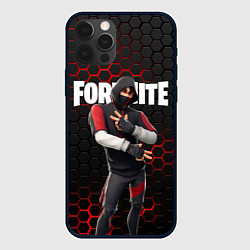 Чехол для iPhone 12 Pro Max FORTNITE IKONIK, цвет: 3D-черный