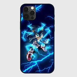Чехол для iPhone 12 Pro Max СОНИК, цвет: 3D-черный
