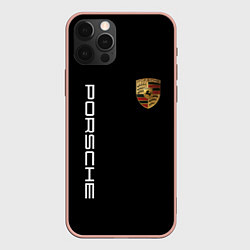 Чехол для iPhone 12 Pro Max PORSCHE, цвет: 3D-светло-розовый