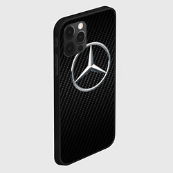 Чехол для iPhone 12 Pro Max MERCEDES, цвет: 3D-черный — фото 2