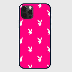 Чехол для iPhone 12 Pro Max PLAYBOY, цвет: 3D-черный