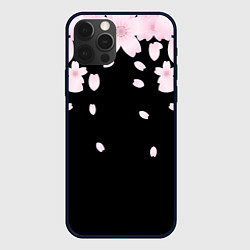 Чехол для iPhone 12 Pro Max САКУРА, цвет: 3D-черный