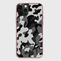 Чехол для iPhone 12 Pro Max ГОРОДСКОЙ КАМУФЛЯЖ, цвет: 3D-светло-розовый