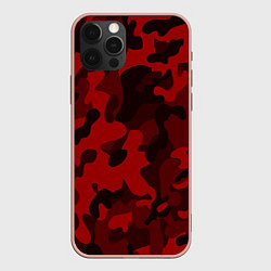 Чехол для iPhone 12 Pro Max RED MILITARY, цвет: 3D-светло-розовый