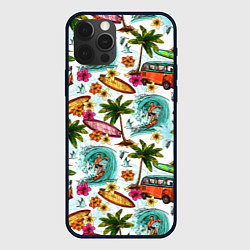 Чехол для iPhone 12 Pro Max Летнее Настроение, цвет: 3D-черный